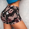thumbnail image 4 of Fotbe Butterflies1 Shorts Sin Costuras – Shorts Deportivos de Cintura Alta para Mujer, Elásticos para Gimnasio, Yoga, Running o Ciclismo-Medium, 4 of 8