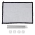 thumbnail image 2 of Pet  Gate, Multipurpose Foldable Black Stable Mesh Dog Gate  for Outdoor 180cm / 70.9in Length,110cm / 43.3in Length, 2 of 8