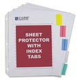 thumbnail image 2 of Sheet Protectors with Index Tabs, Assorted Color Tabs, 2", 11 x 8.5, 5/Set | Bundle of 10 Sets, 2 of 5