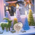 thumbnail image 3 of Gymnture 2 Little Sheep Felt Figurine Christmas Decorations, 3 of 10