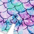 thumbnail image 6 of Girls Sun Protection Long Sleeve Flat Colorful Glitter Fish Scale Swimsuit Bathing Swimsuit with UPF, 6 of 7