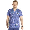 thumbnail image 5 of Tooniforms Scrubs Top For Men & Women V-Neck TF687, 5 of 5