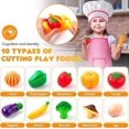 thumbnail image 2 of Kids Kitchen Accessory, Role Play Chef with Stainless Steel Utensils Pots and Pans Children's Kitchen Set for Boys, 2 of 4