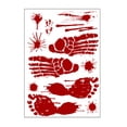 thumbnail image 1 of Less Than 5 Wall stickers Blood Prints Decor Halloween Wall Sticker Home DIY Decals for Window, 1 of 2
