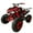 Red/Red, variant on X-Pro Brand New 200cc Gas ATV, Automatic Transmission with Reverse LED Headlights Big 23"/22" Tires