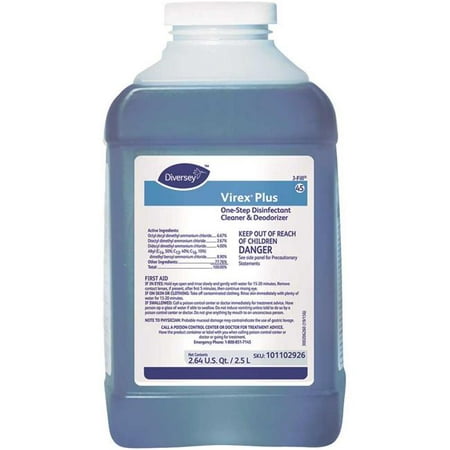 Diversey 101102926 2.5 Litre 1-Step Disinfectant Cleaner & Deodorant