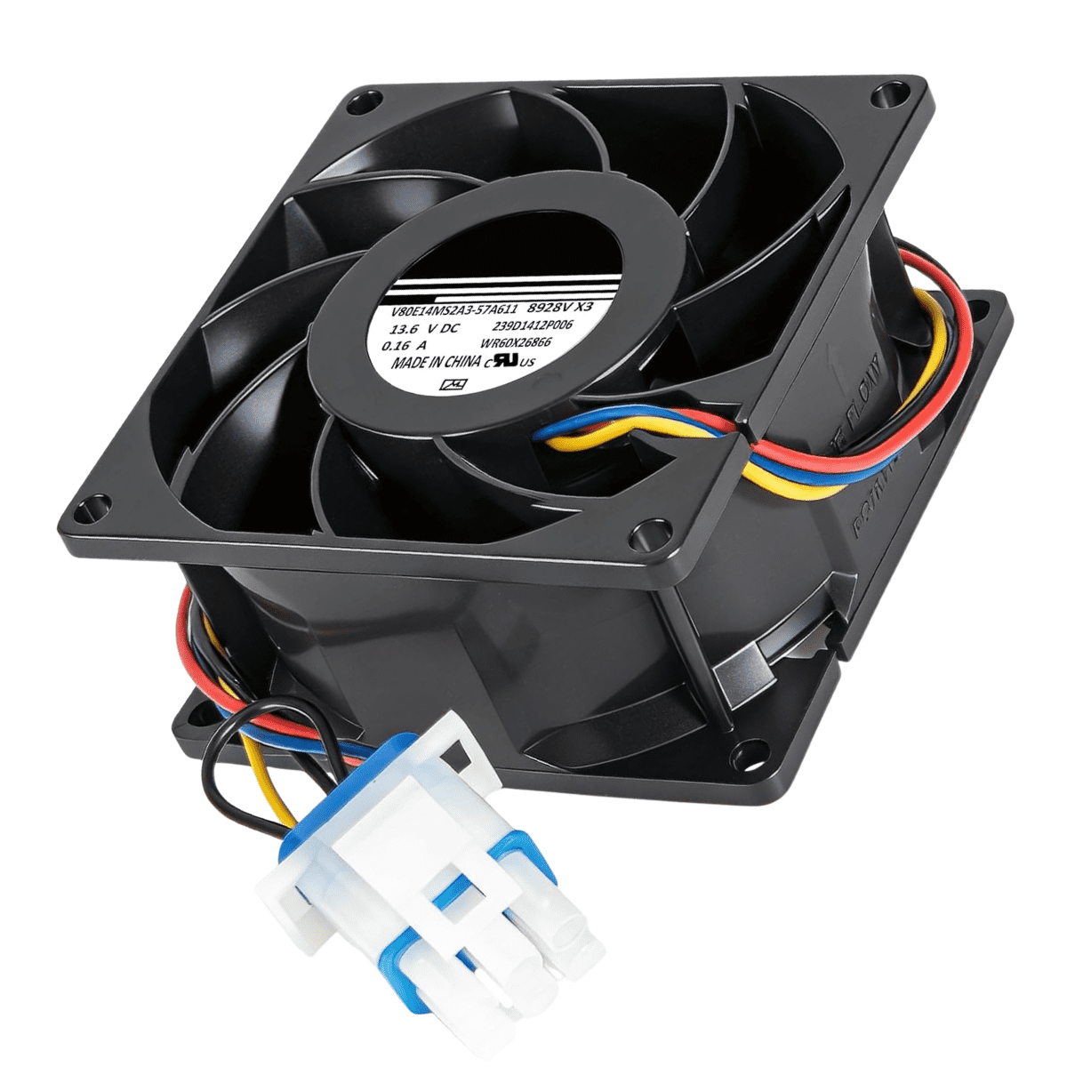 Scaroo WR60X26866 Refrigerator Evaporator Fan Motor WR49x25197, WR60X10356, 239D1412 2-PACK