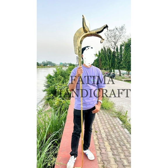 Carnyx Horn Medieval Full Brass Serpant Celtic Carnyx War Working Trumpet Bugle Horn~Halloween Cosplay Gift~Carnyx Trupmet Horn