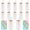 白色, variant on 20 Pack Sublimation Glass Cups with Bamboo Lids and Glass Straws, 16 OZ Frosted & Clear Beer Can Glass Blanks for Heat Transfer Printing, Individually Boxed DIY Personalized Gift Set