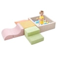 thumbnail image 1 of Climbing Toys QUCHI para niños de 1 a 3 años con bloques de espuma de 5 piezas, 1 of 7