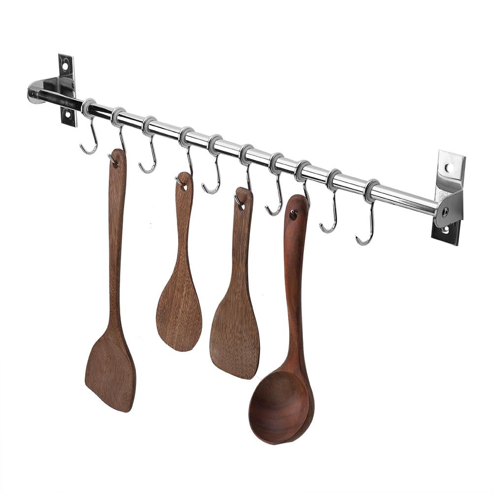 FAGINEY Kitchen Hanging Rail Stainless Steel Wall Mounted Hanging Rail 