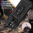 thumbnail image 4 of Slide Camera Case For iPhone 15 Pro Max 14 13 Pro 12 11 XS Max X 8 7 Plus Heavy Duty Build in 360 Degree Rotate Kickstand Covers, 4 of 5