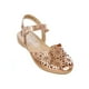 thumbnail image 5 of Ballerinas Mujer Juvenil Flores Casuales Oro Rosado 031B0D dorado 25 Incógnita 031B0D, 5 of 7