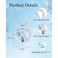 thumbnail image 5 of Mother Daughter Necklace/Grandma Granddaughter Necklace, Birthday Gifts for Aunt Niece Auntie Turtle Pendant Necklaces Jewelry Gifts for Women, 5 of 7