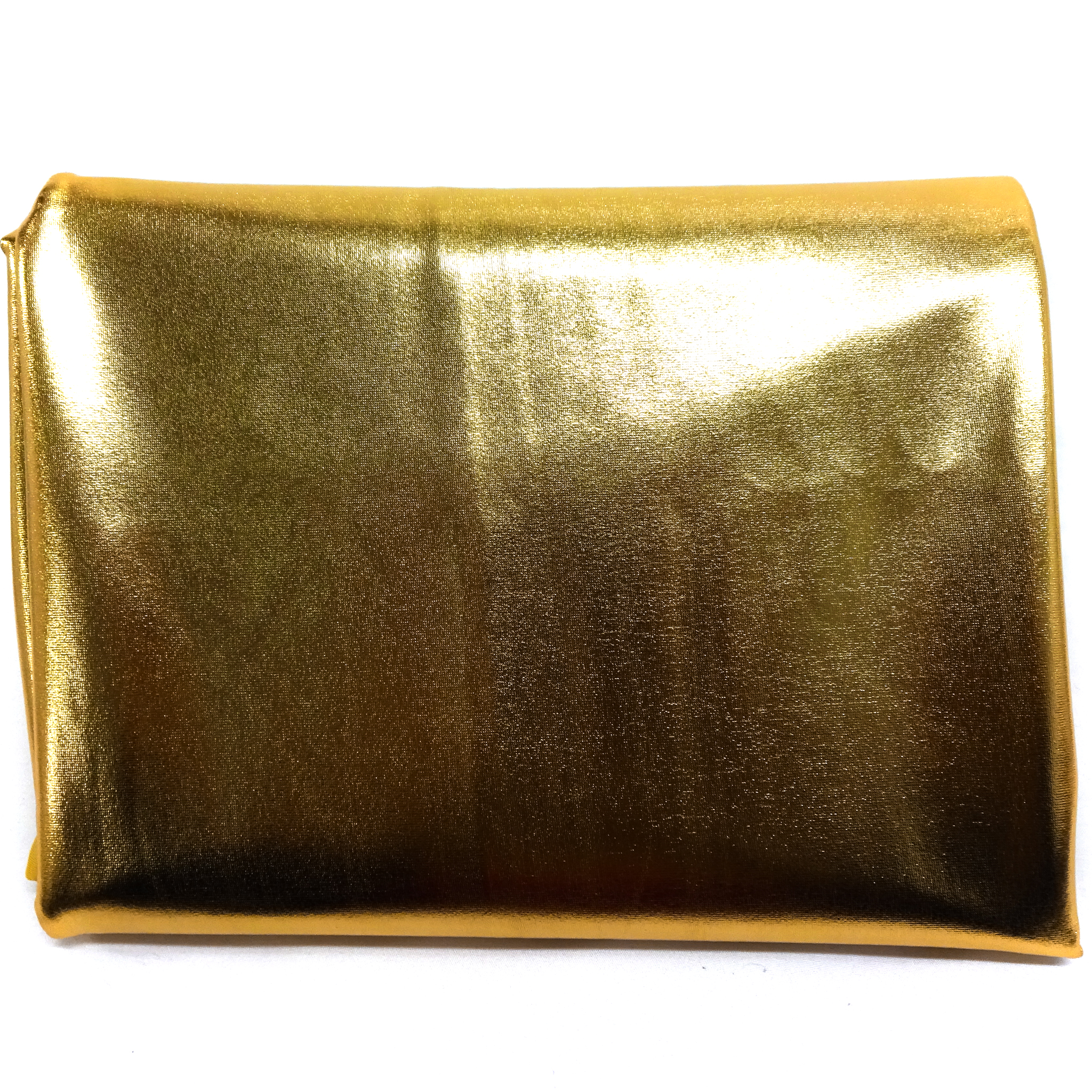 Shason Textile Dance Wear Form Fitting Performance Fabric With Foil, Gold, Available In Multiple Colors