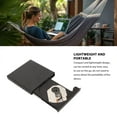 thumbnail image 4 of Lecteur DVD Externe, Lecteur de ROM DVD DVD USB 2.0 Noir Mince pour Bureau, 4 of 7