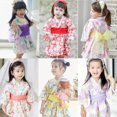 thumbnail image 2 of Vestido de baño con estampado de kimono para primavera, verano y otoño, vestido japonés para niñas, 2 of 6