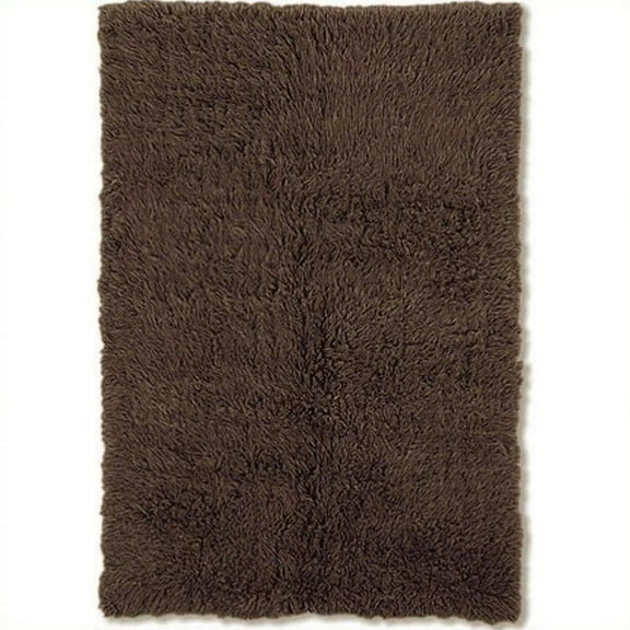 Linon Home Décor New Flokati Area Rug Collection, Cocoa, 5 x 8