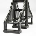 thumbnail image 5 of Mercana Wrought Iron Suspension Bridge Brown Metal Weighted Bookend, 5 of 7