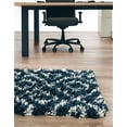 thumbnail image 4 of Unique Loom Trellis Shag Collection Area Rug - Ruth (3' 3" x 16' 5" Runner Navy Blue/Ivory), 4 of 11