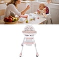 thumbnail image 1 of Trona Para Bebé, Trona Portátil Ajustable Con Respaldo Suave Y Bandeja Extraíble, Silla De Comedor Para Bebé Para Cenar, Jugar, Aprender, Viajar Al Aire Libre, 1 of 7