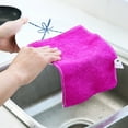 thumbnail image 4 of Torchon Chiffon en Fibre de Bambou Serviettes de Lavage à l'Huile Tampon à Récurer Gadget de Cuisine, 4 of 6