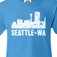thumbnail image 4 of Inktastic Seattle Skyline Grunge Youth T-Shirt, 4 of 5