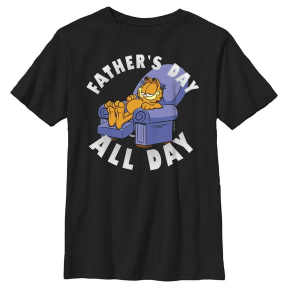Boy's Garfield Father's Day All Day  Graphic T-Shirt