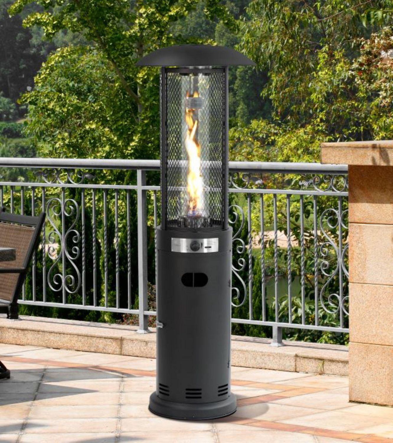 Shinerich Inferno Patio Heater - Matte Black