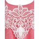 thumbnail image 3 of Tank Top de Túnica de Talla Extra con Aplicación de Panel Rosegal  Camisetas sin mangas de talla grande, 3 of 5