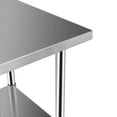 thumbnail image 3 of Stainless Steel Table 48"L*24"W*34"H Commercial Work Table, 3 of 5