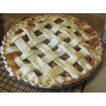 Canvas Print Pastry Homemade Apple Pie Dessert Apple Pie Food Stretched Canvas 32 x