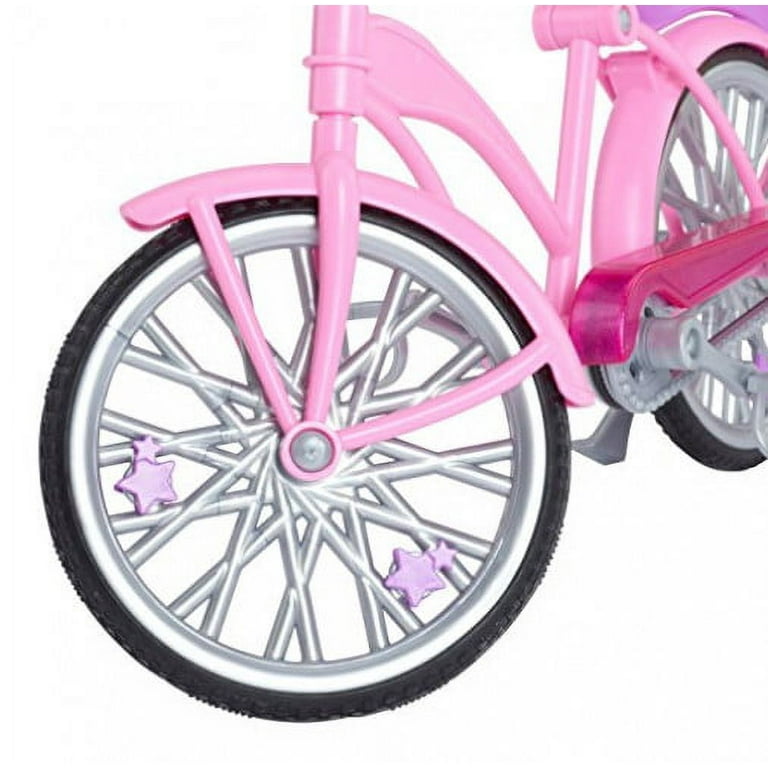  Barbie Bicycle with Basket of Flowers : Toys & Games