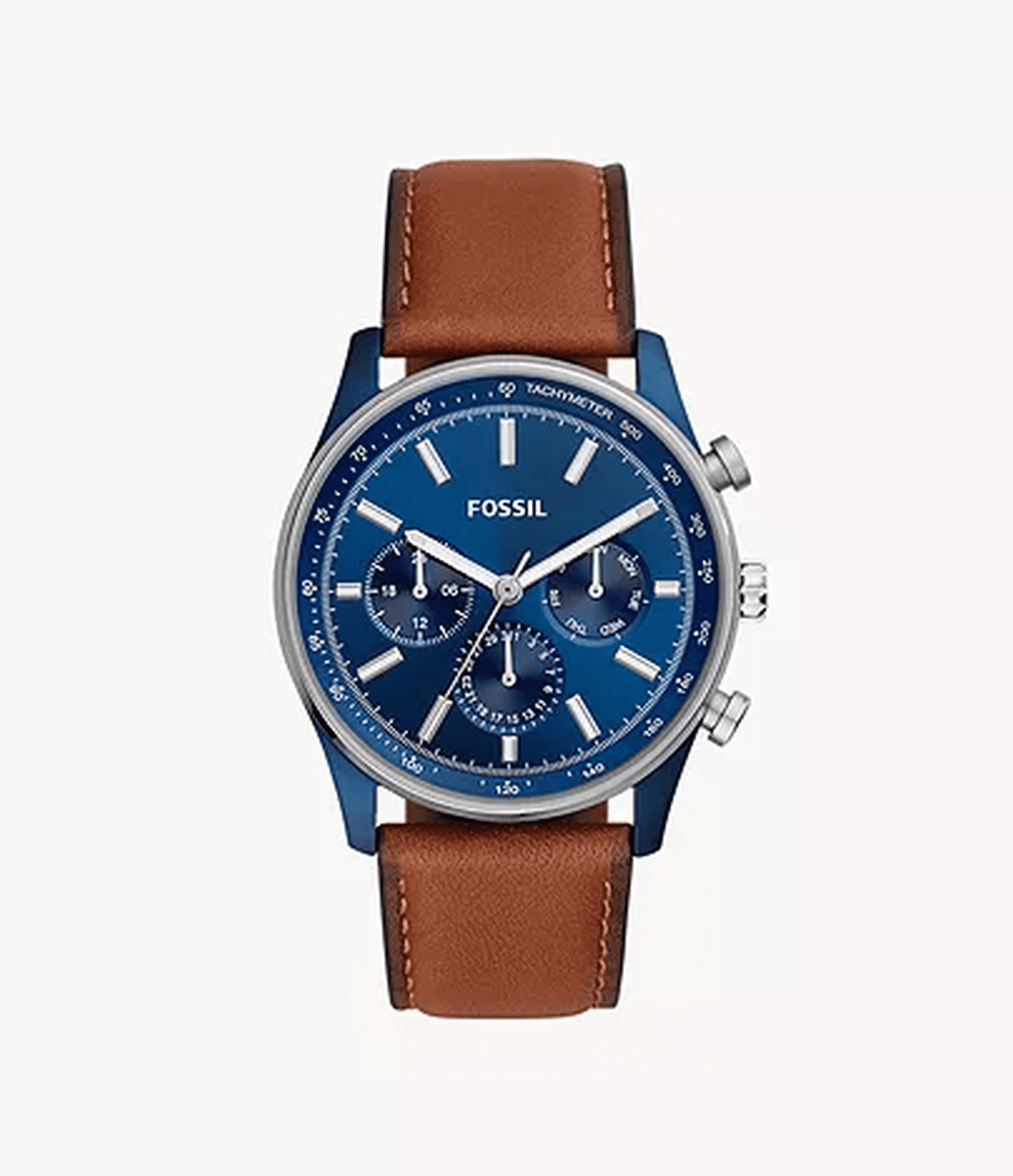 Chronograph Brown Leather Luther Chronograph Black Leather Watch