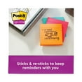 thumbnail image 6 of Post-it Pads in Supernova Neon Collection Colors, Note Ruled, 4" x 4", 90 Sheets Per Pad, 6 Pads Per Pack, 6 of 11