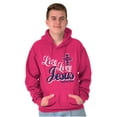 thumbnail image 3 of Live Love Jesus Christian Faith Hoodie Sweatshirt Women Men Brisco Brands S, 3 of 6