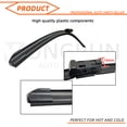 thumbnail image 5 of Car Wiper for Porsche macan 95B 2014-2017 Front Rear Windshield Windscreen Wiper Blade Rubber Accessories 24" + 20" 16" 2014 2015 2016 2017, 5 of 7