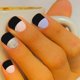 thumbnail image 4 of Gel Nail Sticker Black Self Adhesive for Daily Use 1Set Decorative Sticker, 4 of 5