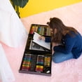 thumbnail image 4 of Art 101 Beginner Doodle and Color Multifunctional Art Set with 150 Pieces and Pop-up Easel for Children, 4 of 13