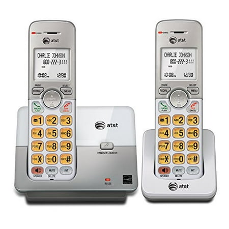 AT&T EL51203 2 Handset Cordless Phone System with Caller ID and Call Waiting. DECT 6.0 Technology, Simulated full-duplex handset speakerphones, and Extra large display.