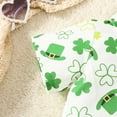 thumbnail image 5 of SwiftWear Toddler Baby Boy St Patricks Day Outfit Clover Print Short Sleeve Button Down Shirt Pockets Shorts Set 6M-4T, 5 of 8