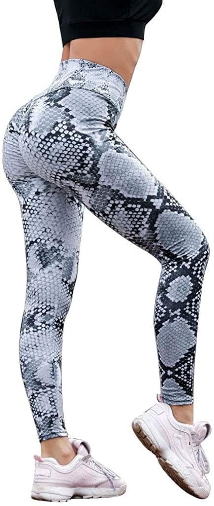 Fortunenine Printed Womens Yoga Pants 