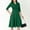 c01Green, variant on Arnsht Casual Dresses for Women Semi Formal Fit and Flare 3/4 Sleeve A-line Solid Color Work Dress with Pockets Purple L