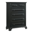 thumbnail image 5 of Picket House Furnishings Sumner King Panel 5PC Bedroom Set in Black, 5 of 20