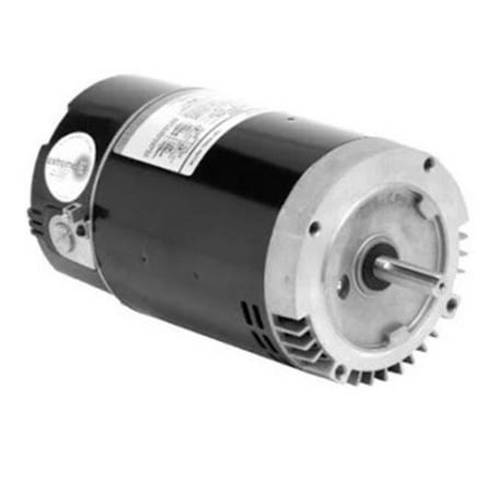 Nidec Motor ASB2977T 230V FHP Full Rated C-Face Pool & Spa Motor with Timer Open Dripproof 2-Speed Threaded