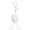 White, variant on Door Alarms When Opened for Travel Hotel Home Apartment House Security Loud Alarm,Security Window and Door Alarm & Personal self Defense Alarm for Women Anti-Attack Keychain