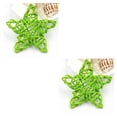 thumbnail image 4 of Ounissouiy Decoración Adornos Navidad/Birthday&home Bricolaje Ratán Star Precioso 5PCS 6CM Type4 NO4 Ounissouiy CBP019206, 4 of 5