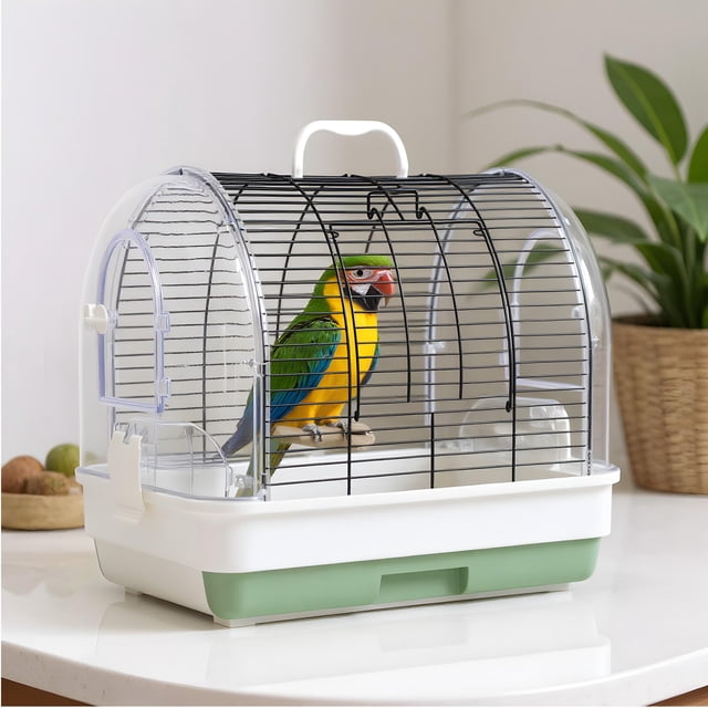 Jaula portátil para pájaros CuisinSmart para pájaros pequeños y medianos
