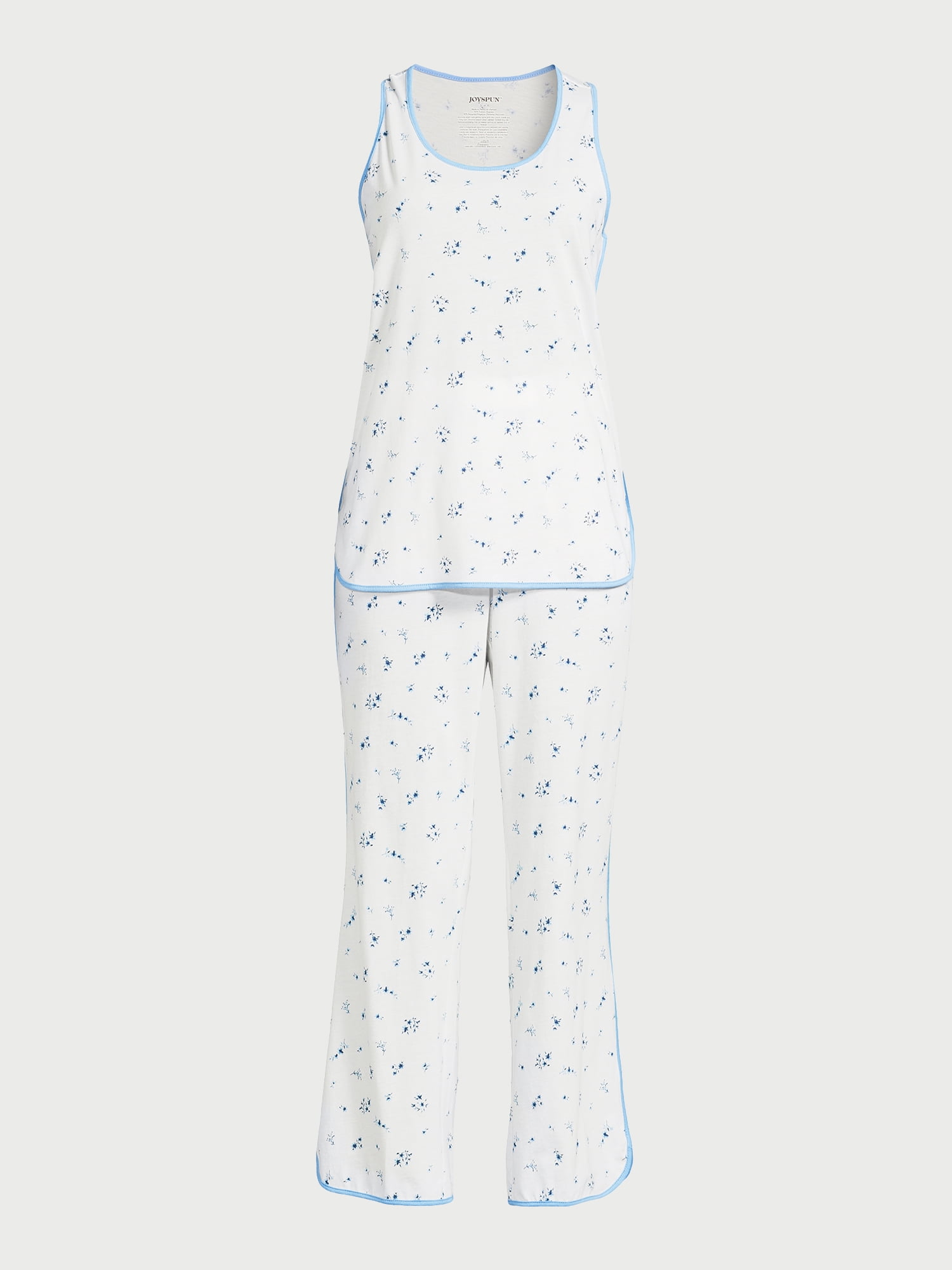 threetimes ♥ Cotton pajama top /追跡付 Joyspun Women's Cotton Blend Tank Top and Pants Pajama Set