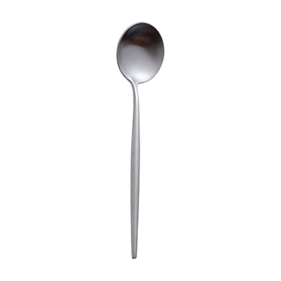 A Stainless Steel Coffee Spoon Iced Tea Long Handle Stirring Spoon Dessert Utensil American Style Dining 1Pc 0.06Lb Weight